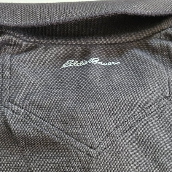 Eddie Bauer Travex Polo Shirt Men XL Brown Active SS Buttons Golf Outdoor Casual - Picture 14 of 15